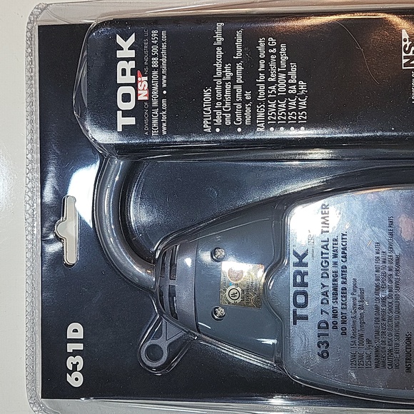 NWOT Tork 7-Day Digital Outdoor Timer - Picture 5 of 6